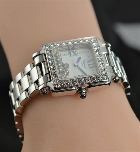 ladies watch with loose diamonds